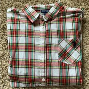 U.S Polo Assn. poplin flannel shirt.